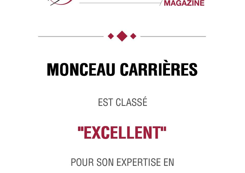 Monceau Carrières se distingue dans le classement Décideurs !